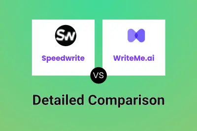 Speedwrite vs WriteMe.ai Detailed comparison features, price