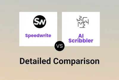 Speedwrite vs AI Scribbler Detailed comparison features, price