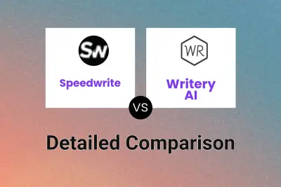 Speedwrite vs Writery AI Detailed comparison features, price