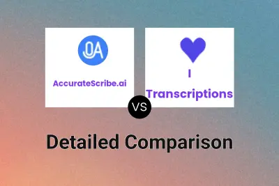 AccurateScribe.ai vs I ♡ Transcriptions