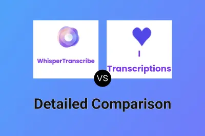 WhisperTranscribe vs I ♡ Transcriptions