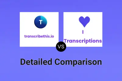 transcribethis.io vs I ♡ Transcriptions