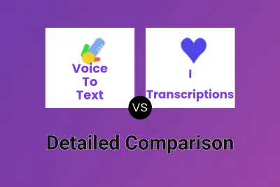 Voice To Text vs I ♡ Transcriptions