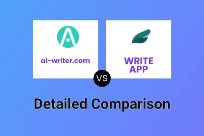 ai-writer.com vs WRITE APP