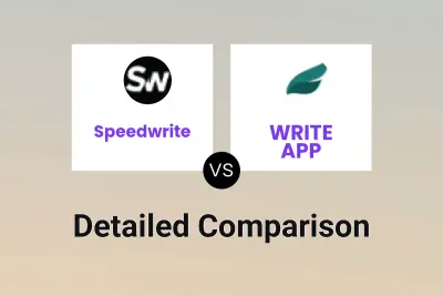 Speedwrite vs WRITE APP