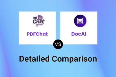 PDFChat vs DocAI Detailed comparison features, price