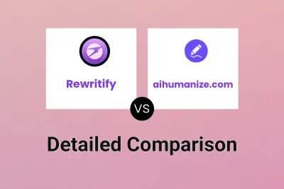 Rewritify vs aihumanize.com