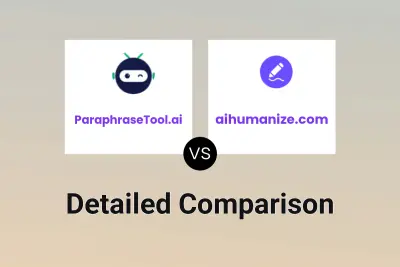 ParaphraseTool.ai vs aihumanize.com