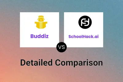 Buddiz vs SchoolHack.ai Detailed comparison features, price