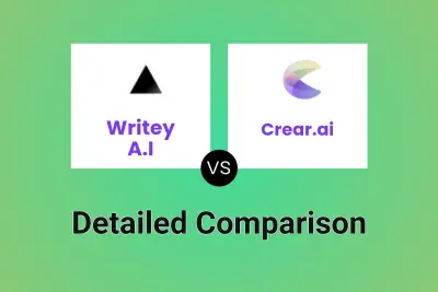 Writey A.I vs Crear.ai Detailed comparison features, price