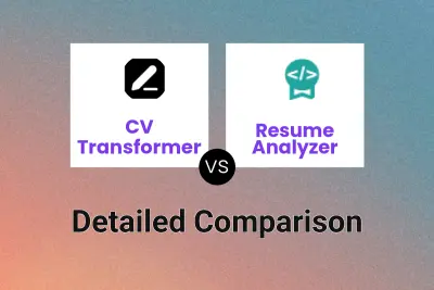 CV Transformer vs Resume Analyzer