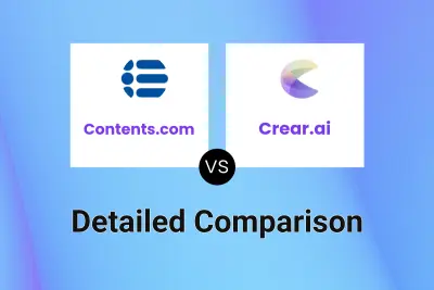 Contents.com vs Crear.ai Detailed comparison features, price