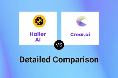 Haller AI vs Crear.ai Detailed comparison features, price