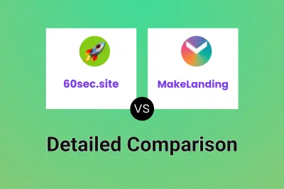 60sec.site vs MakeLanding Detailed comparison features, price