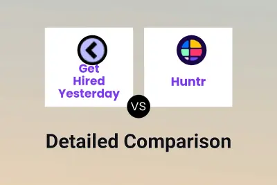 Get Hired Yesterday vs Huntr