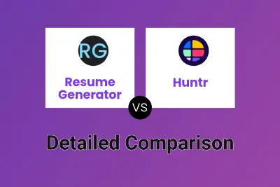 Resume Generator vs Huntr