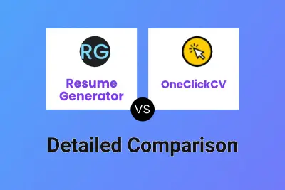 Resume Generator vs OneClickCV