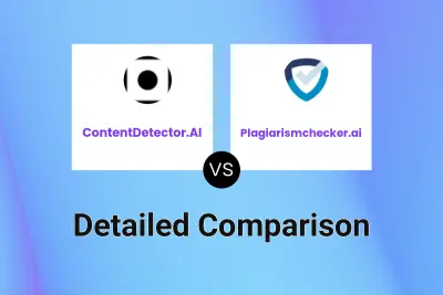 ContentDetector.AI vs Plagiarismchecker.ai