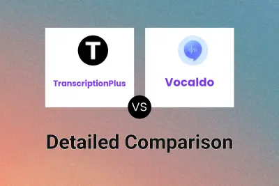 TranscriptionPlus vs Vocaldo