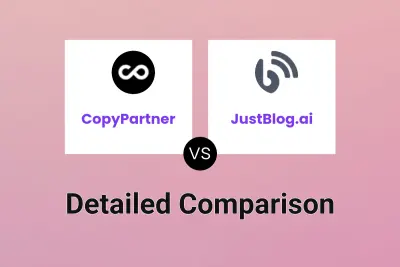 CopyPartner vs JustBlog.ai Detailed comparison features, price