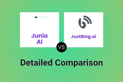 Junia AI vs JustBlog.ai Detailed comparison features, price