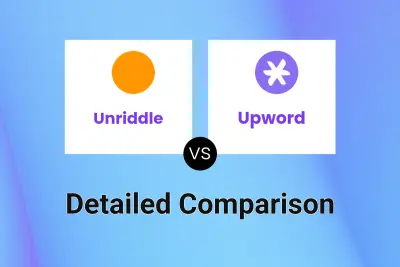 Unriddle vs Upword Detailed comparison features, price