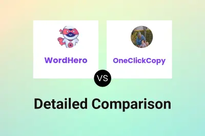 WordHero vs OneClickCopy