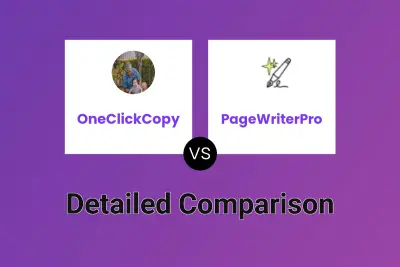 OneClickCopy vs PageWriterPro