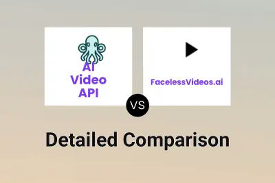 AI Video API vs FacelessVideos.ai