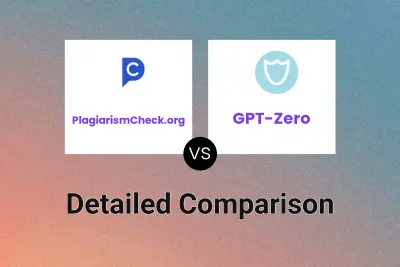 PlagiarismCheck.org vs GPT-Zero