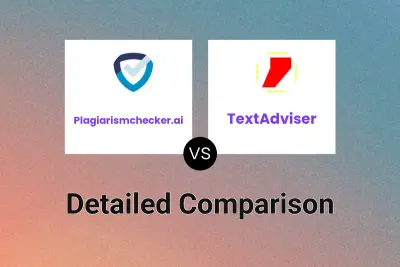 Plagiarismchecker.ai vs TextAdviser