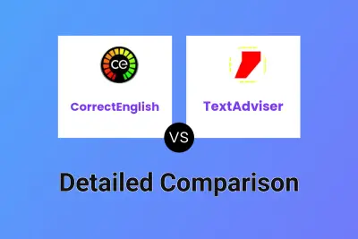 CorrectEnglish vs TextAdviser