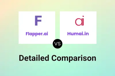 Flapper.ai vs Humai.in Detailed comparison features, price