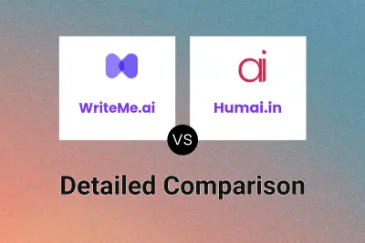 WriteMe.ai vs Humai.in Detailed comparison features, price