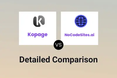 Kopage vs NoCodeSites.ai