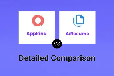 Appkina vs AiResume Detailed comparison features, price