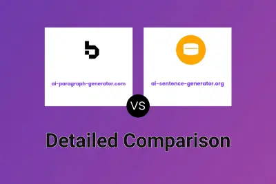 ai-paragraph-generator.com vs ai-sentence-generator.org