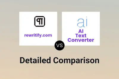 rewritify.com vs AI Text Converter