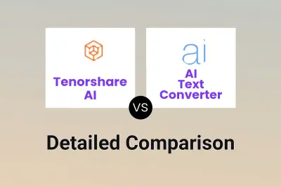 Tenorshare AI vs AI Text Converter