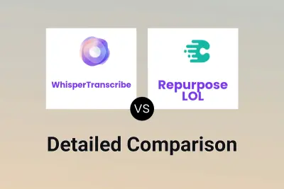 WhisperTranscribe vs Repurpose LOL