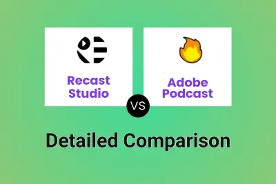 Recast Studio vs Adobe Podcast