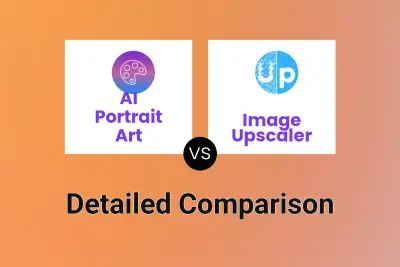 AI Portrait Art vs Image Upscaler