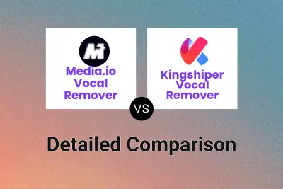 Media.io Vocal Remover vs Kingshiper Vocal Remover