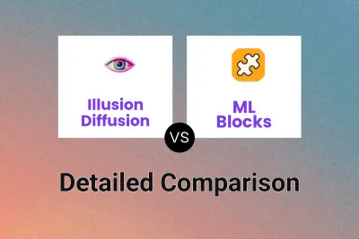 Illusion Diffusion vs ML Blocks