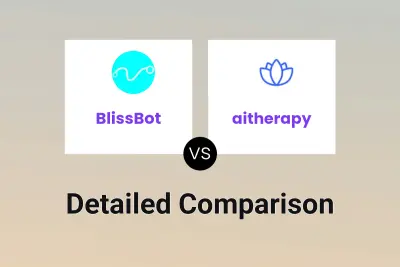 BlissBot vs aitherapy