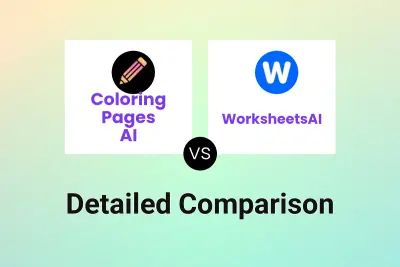 Coloring Pages AI vs WorksheetsAI