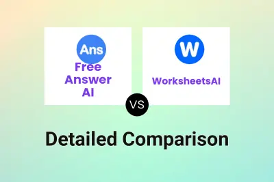 Free Answer AI vs WorksheetsAI