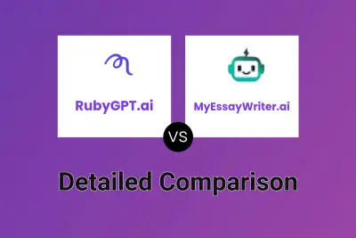 RubyGPT.ai vs MyEssayWriter.ai Detailed comparison features, price