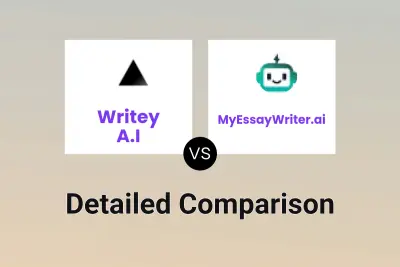 Writey A.I vs MyEssayWriter.ai Detailed comparison features, price