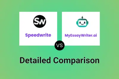 Speedwrite vs MyEssayWriter.ai Detailed comparison features, price